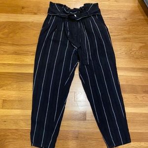 Who What Wear Ankle length paper bag waisted pants